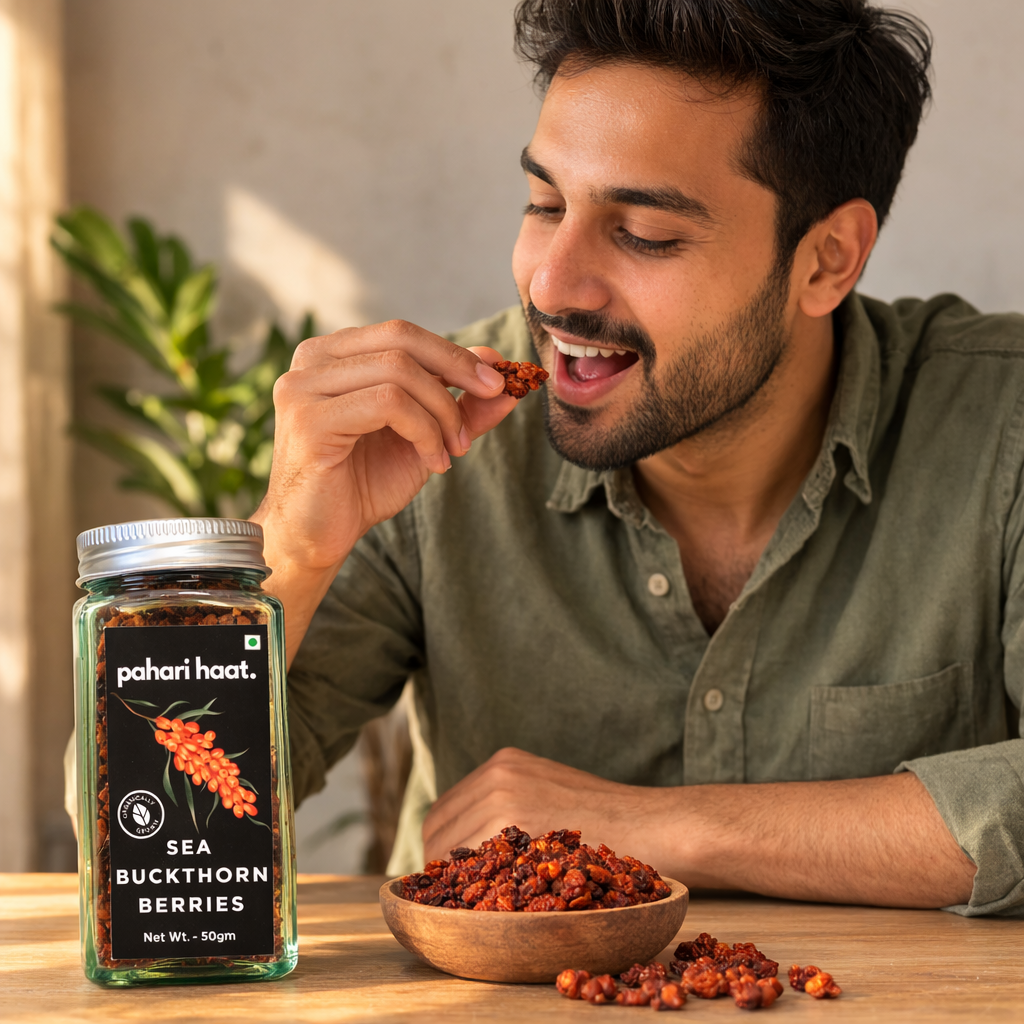 How to eat sea buckthorn berry — 10 easy daily methods guide by Pahari Haat wellness brand