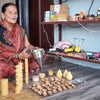 Sustainable gifting in India featuring eco-friendly artisanal Himalayan gift hampers with handmade gifts, herbal tea, honey and beeswax candles