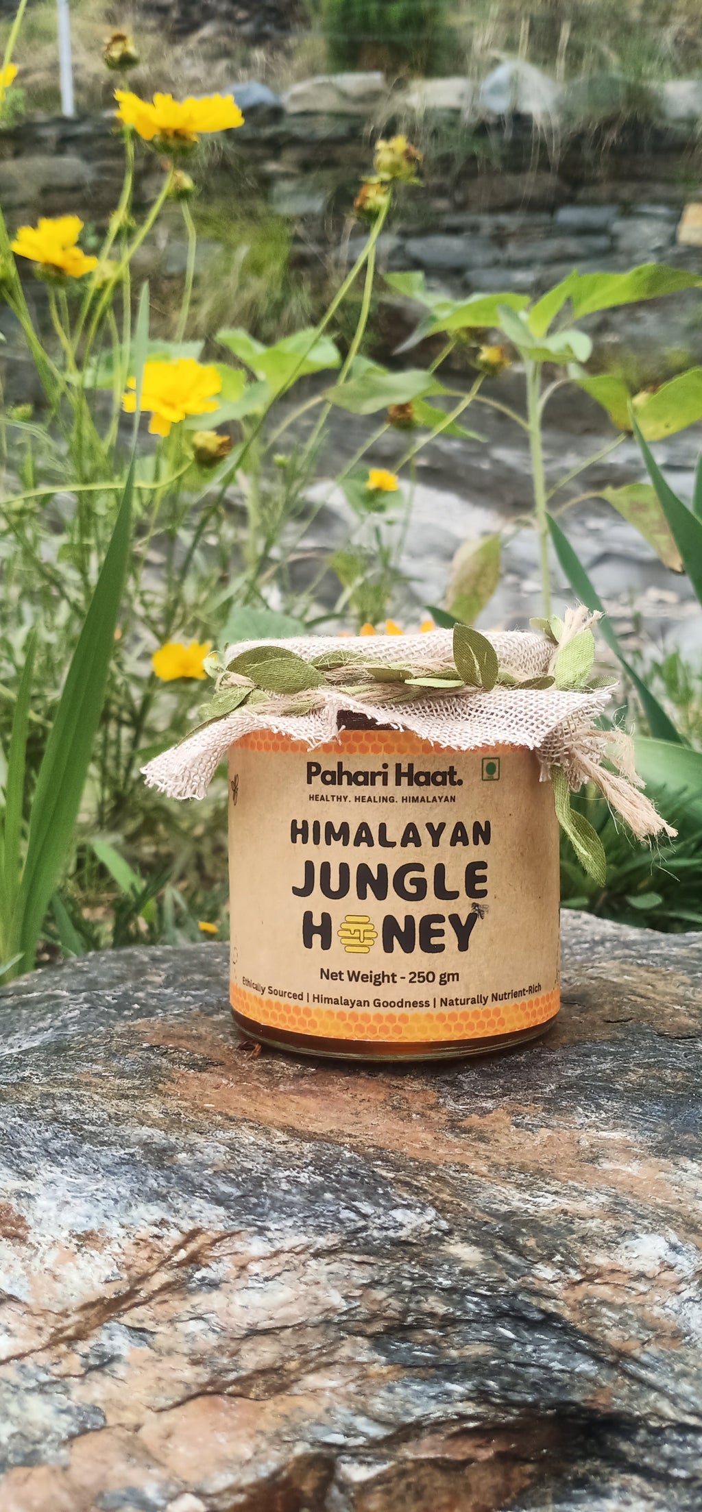 Raw Himalayan honey from Uttarakhand sourced from mountain forests