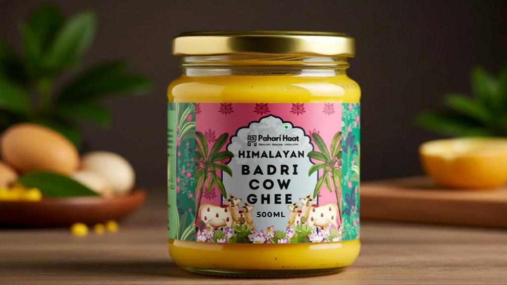 Best Badri Cow Ghee from Uttarakhand by Pahari Haat — The Golden Elixir of the Himalayas