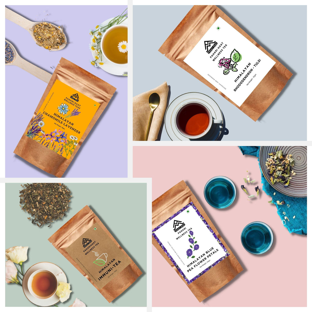 herbal tea from uttarakhand made with pure himalayan flowers leaves and roots