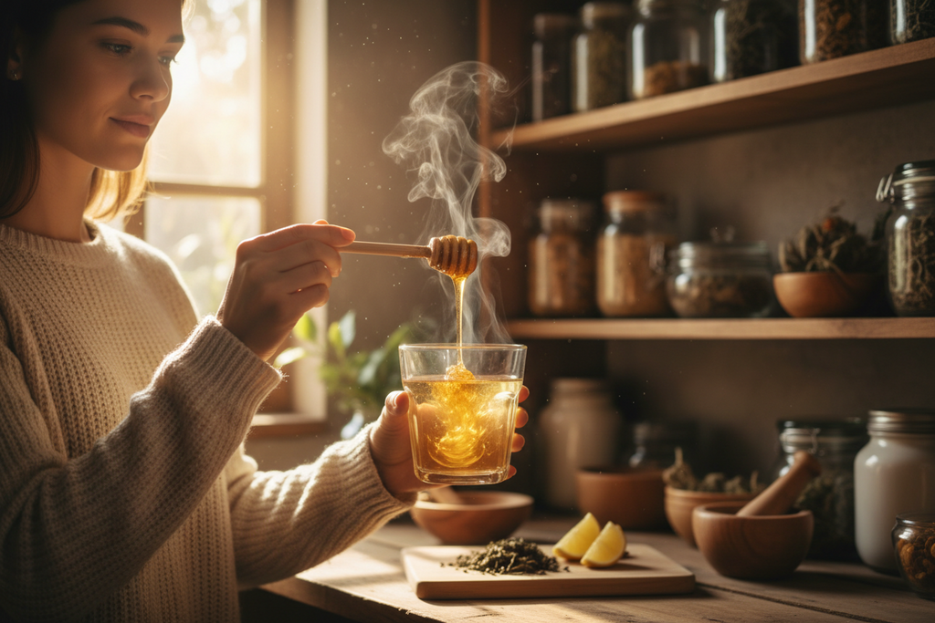 Honey with warm water by Pahari Haat