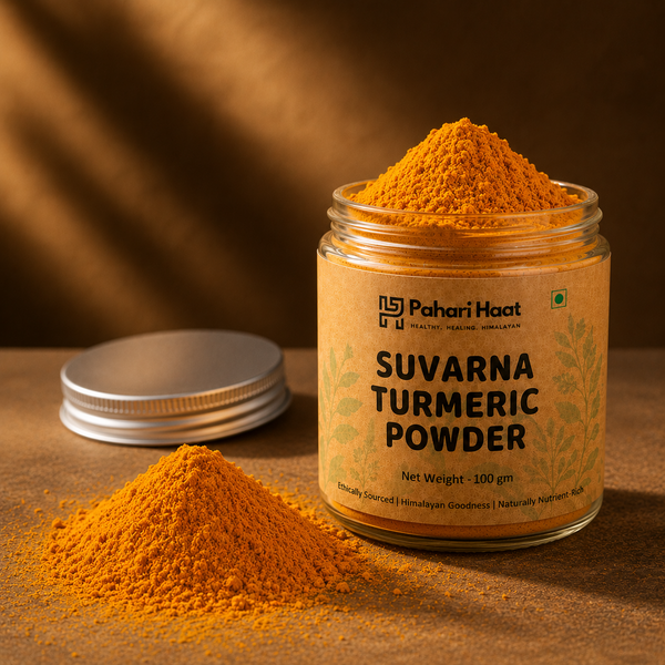 Suvarna Turmeric Powder – High Curcumin Himalayan Turmeric from Uttarakhand