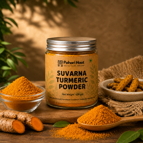 Suvarna Turmeric Powder – High Curcumin Himalayan Turmeric from Uttarakhand