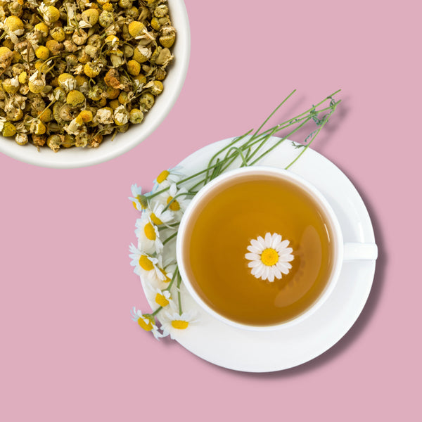 Chamomile Tea enjoyed for peace and calm — relaxing bedtime tea for body and mind.