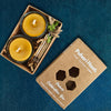Pure Beeswax Tealight Gift Box by Pahari Haat — handcrafted eco-friendly candle set.