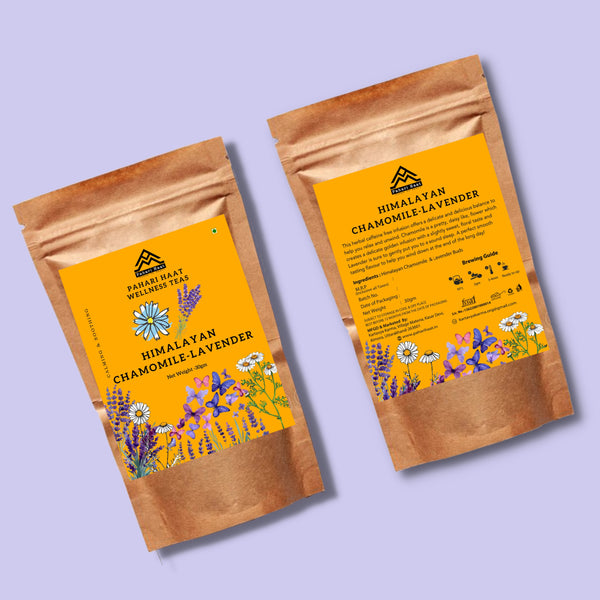 Cup of Chamomile–Lavender Tea — soothing herbal infusion for relaxation and better sleep.