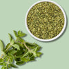 Dried oregano leaves — earthy, aromatic Himalayan herb that supports immunity and wellness.