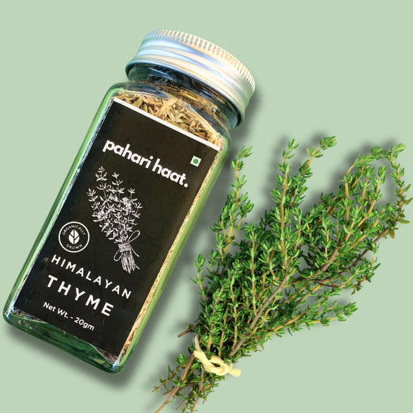 Himalayan Thyme by Pahari Haat — aromatic Himalayan herb for cooking and natural wellness.