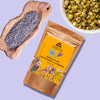 Chamomile–Lavender Tea enjoyed before bedtime — relaxing herbal drink for peace and rest.