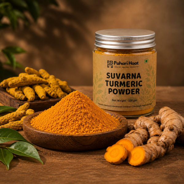 Suvarna Turmeric Powder – High Curcumin Himalayan Turmeric from Uttarakhand