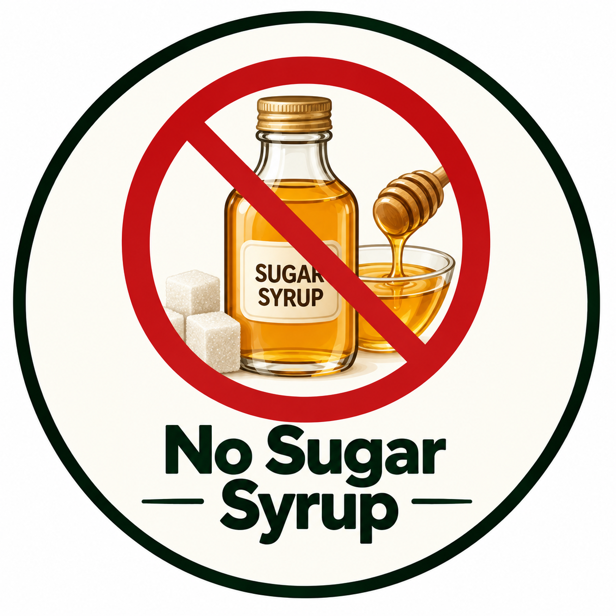 No sugar syrup