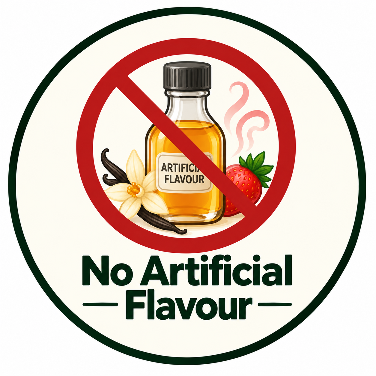 No artificial flavour