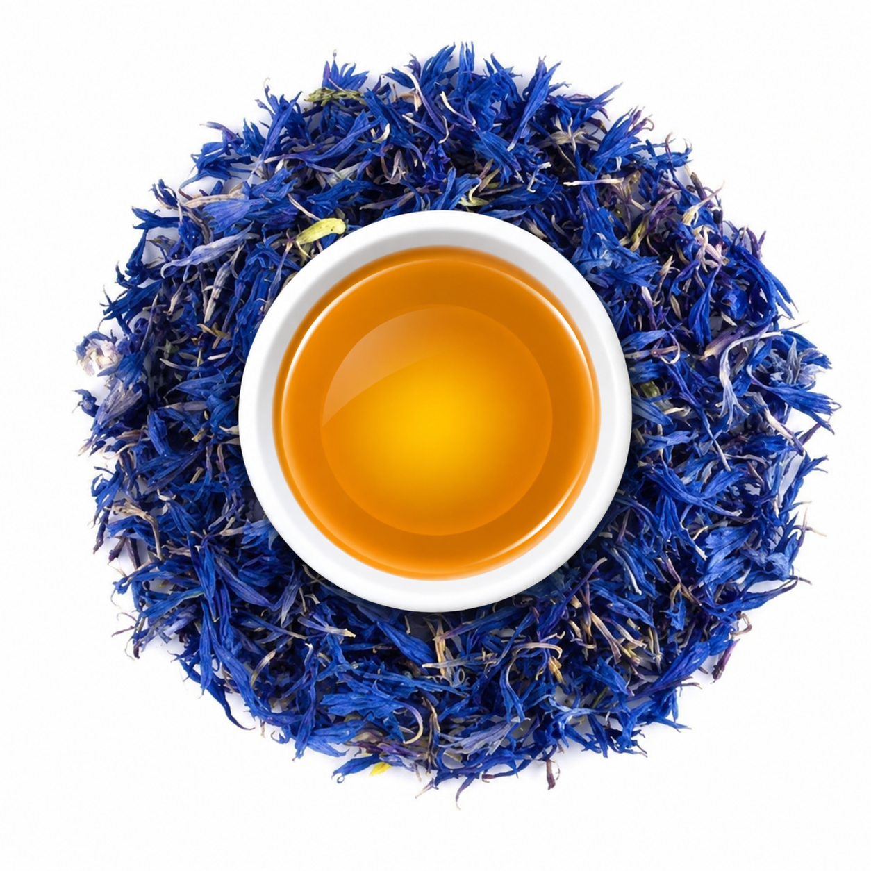 Dried Blue Corn Flower Petals