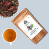 Cup of Rhododendron (Buransh) Tulsi Tea — Himalayan herbal infusion for wellness and relaxation.