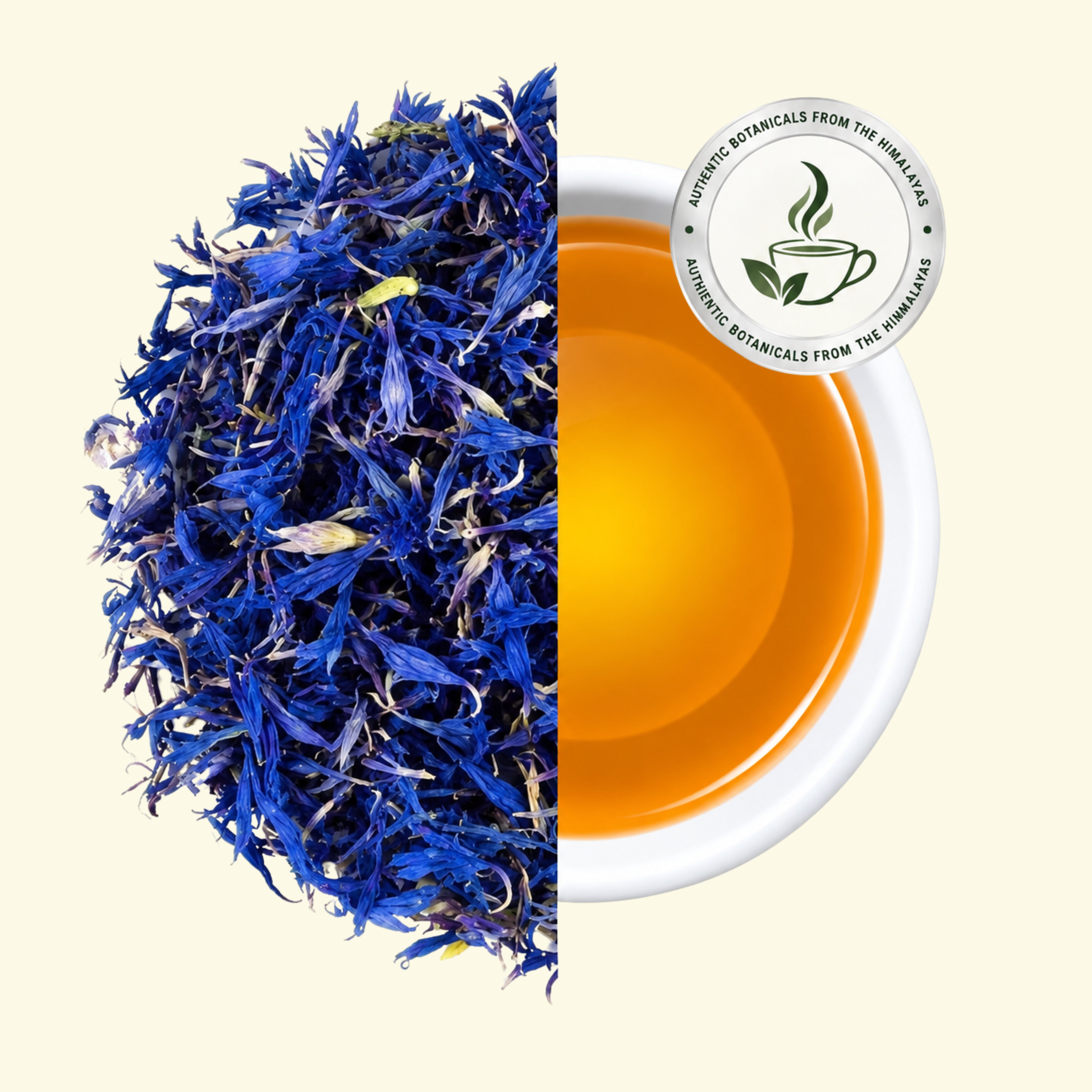 Dried Blue Corn Flower Petals