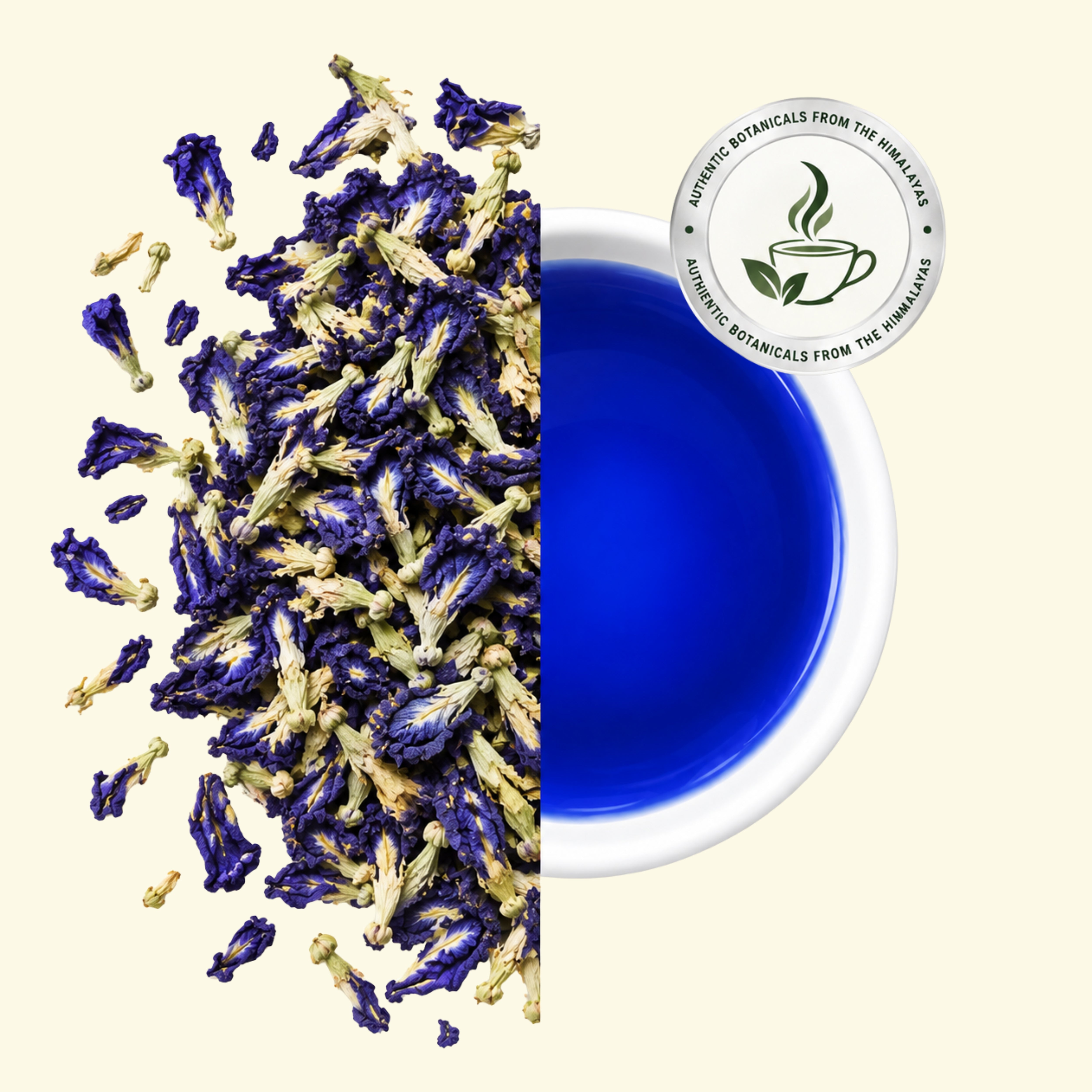 Pure Blue Pea – Dried Butterfly Pea Flowers, 25g