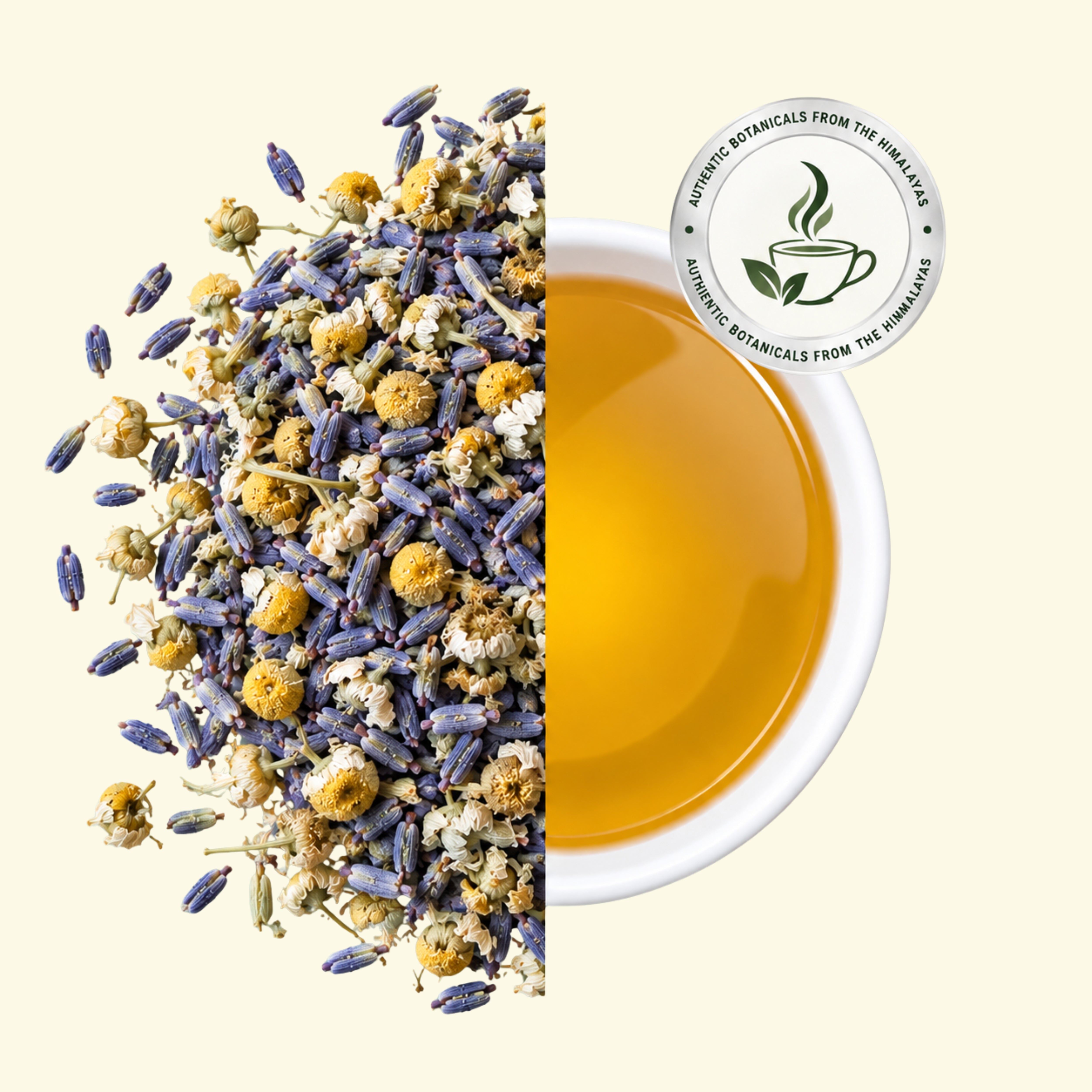 Himalayan Chamomile Lavender Tea – Calming Herbal Infusion, 30g