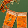 Himalayan sea buckthorn tea dried berries and leaves