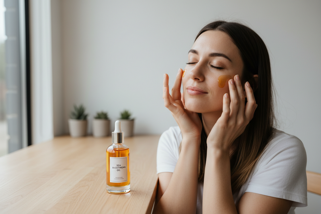 Sea buckthorn berry for skin — Omega-7 and Vitamin C skin benefits by Pahari Haat wellness brand