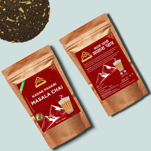 20 Himalayan Herbs and Spices Blend - Kadak Pahari Masala Chai India | Pahari Haat