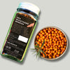 Dried sea buckthorn berries — tangy Himalayan superfruit rich in omega and vitamin C.
