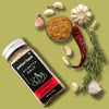 Traditional silbatta used to hand-pound chili garlic salt — authentic Himalayan spice blend.