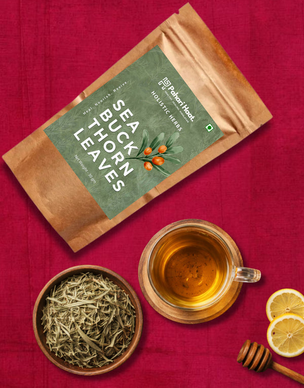 How to brew Sea Buckthorn Leaves with hot water at home