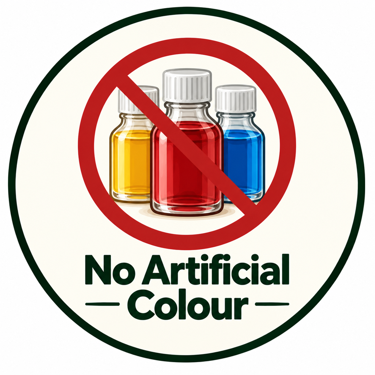 No artificial colour