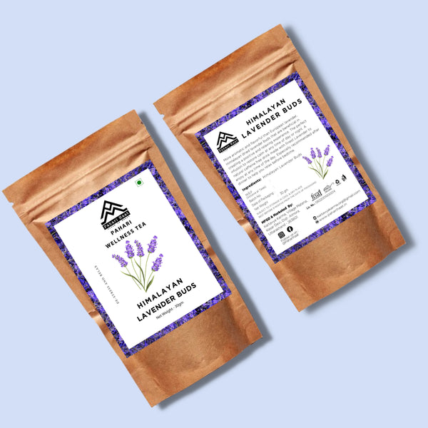 Himalayan Lavender Buds used in aromatherapy and candles — promoting calmness and restful sleep.