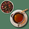 Himalayan Kahwa tea served warm — natural herbal blend supporting immunity, calm, and mindful living.