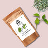 Himalayan herbal tea enjoyed in a calm setting — balancing body and mind with nettle and lemongrass.