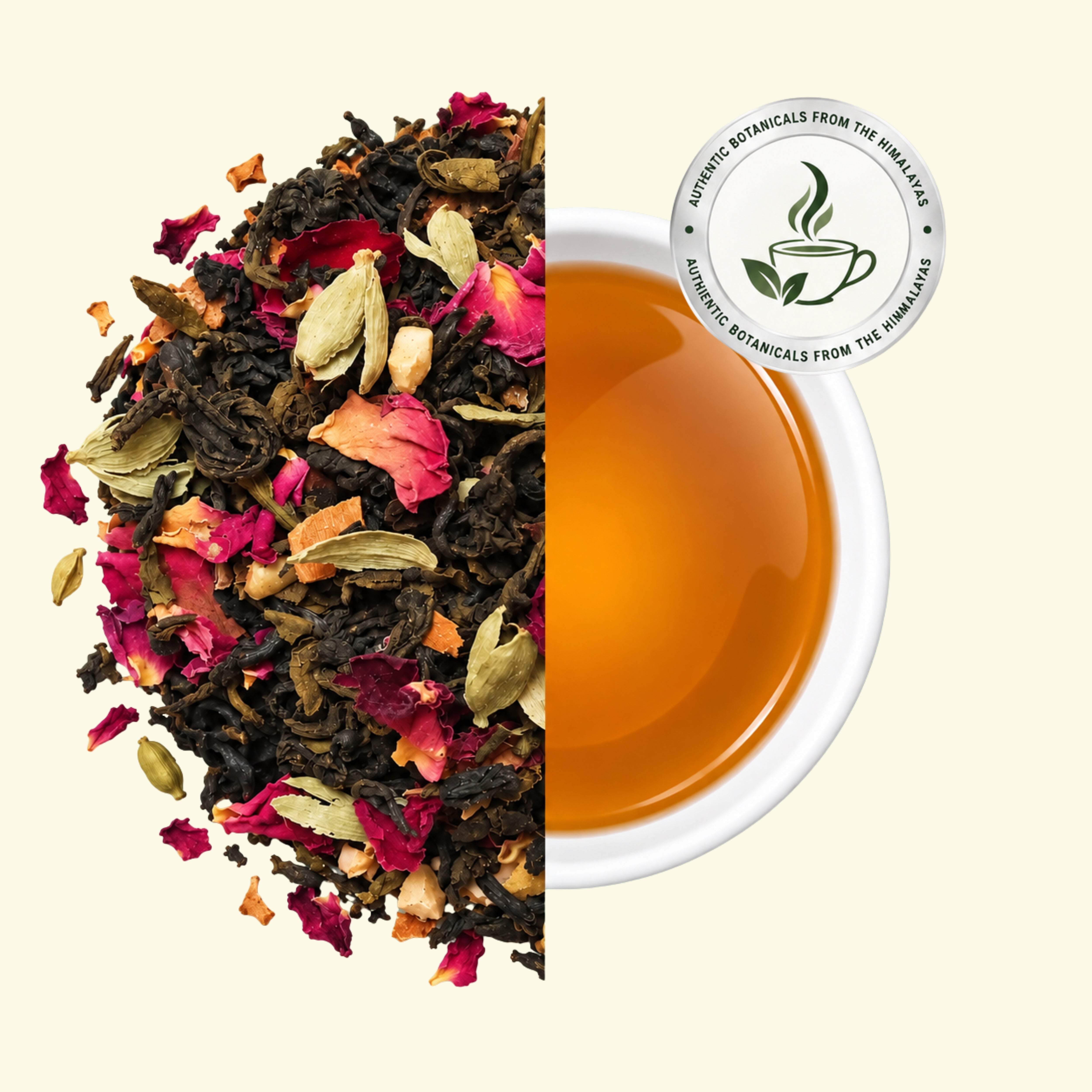 Himalayan Kahwa Green Tea Blend with Saffron, 50 g