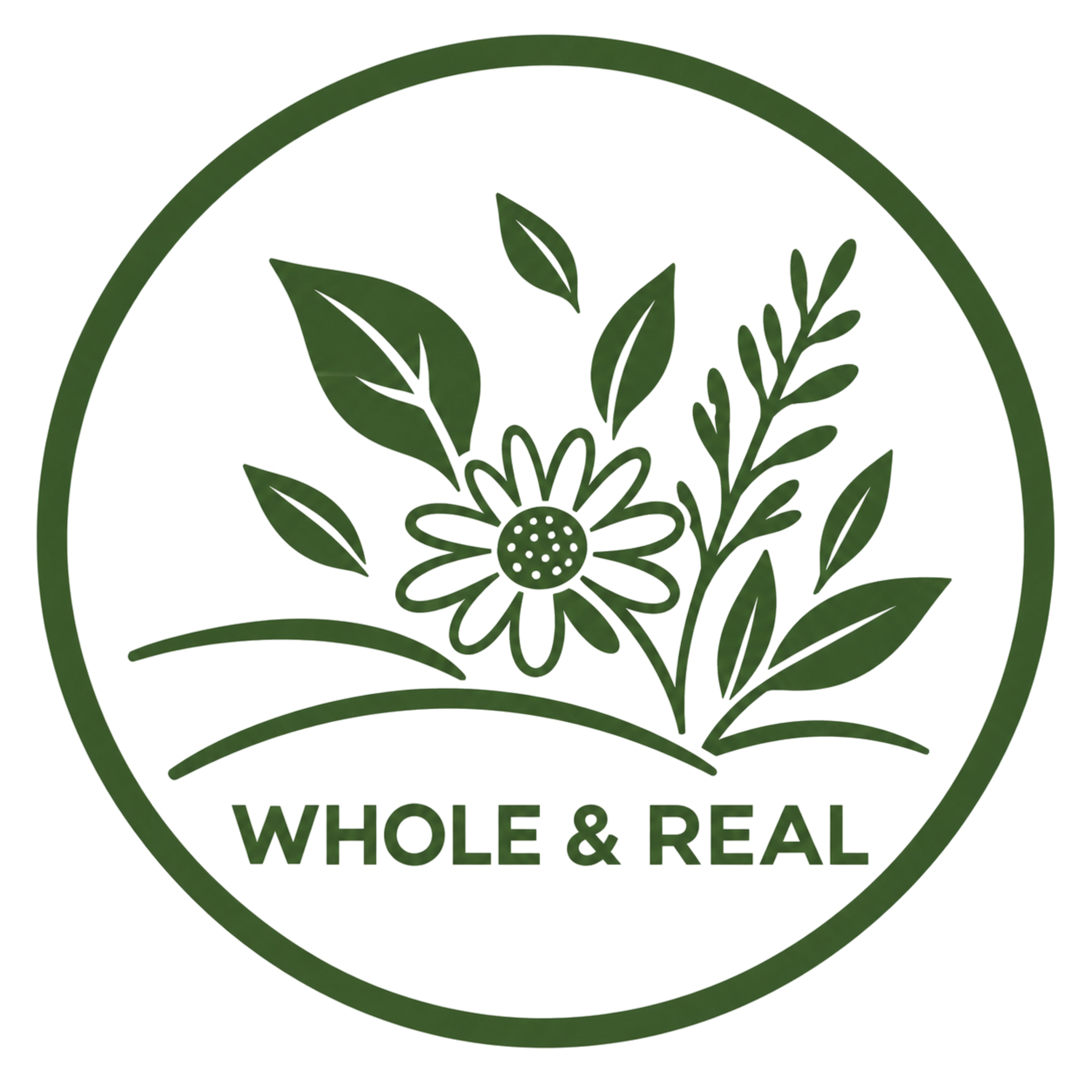 Whole flowers leaves herbs and botanicals